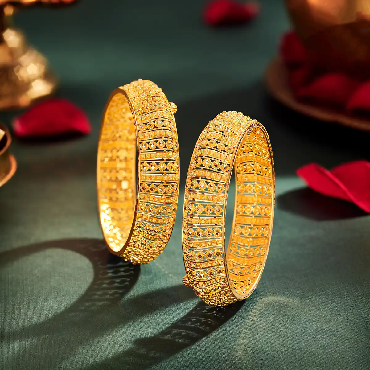 دستبند النگویی طلا