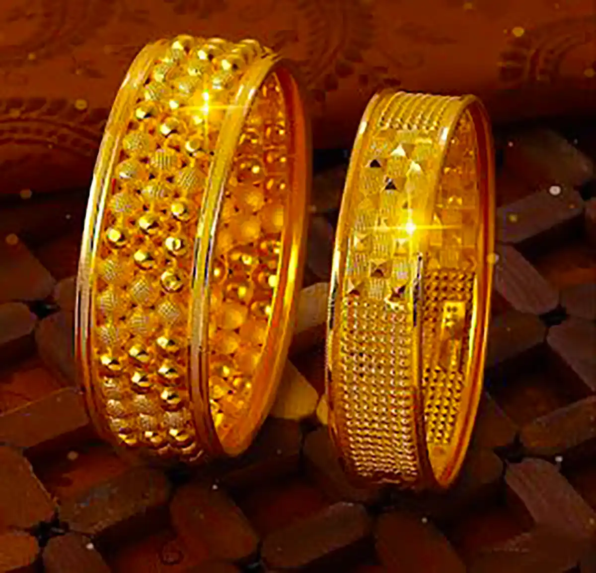 دستبند النگویی طلا