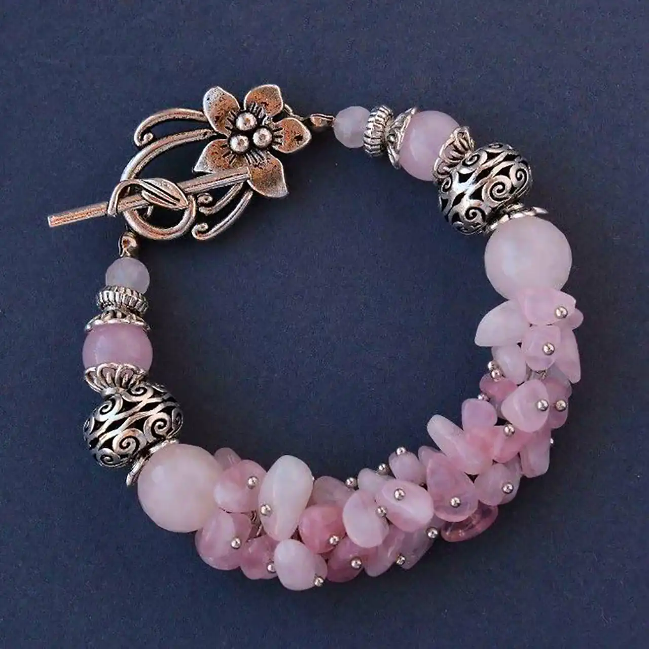 دستبند سنگی دخترانه