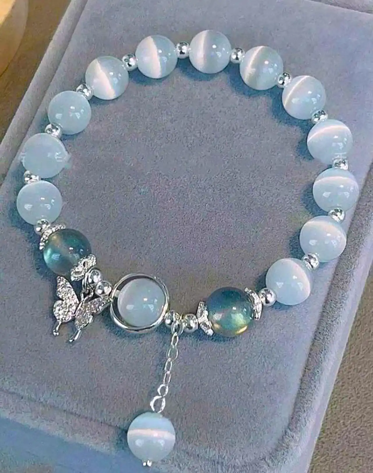 دستبند سنگی دخترانه