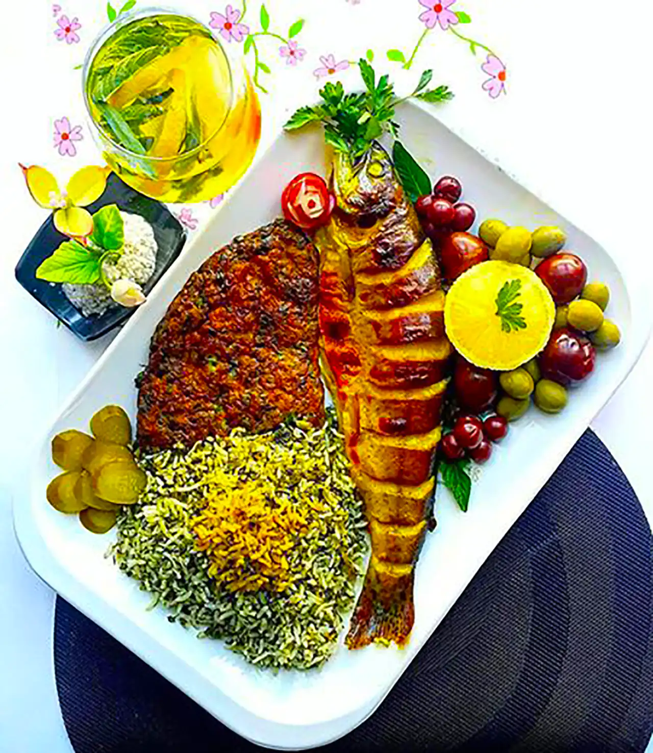 دیزاین ماهی قزل آلا