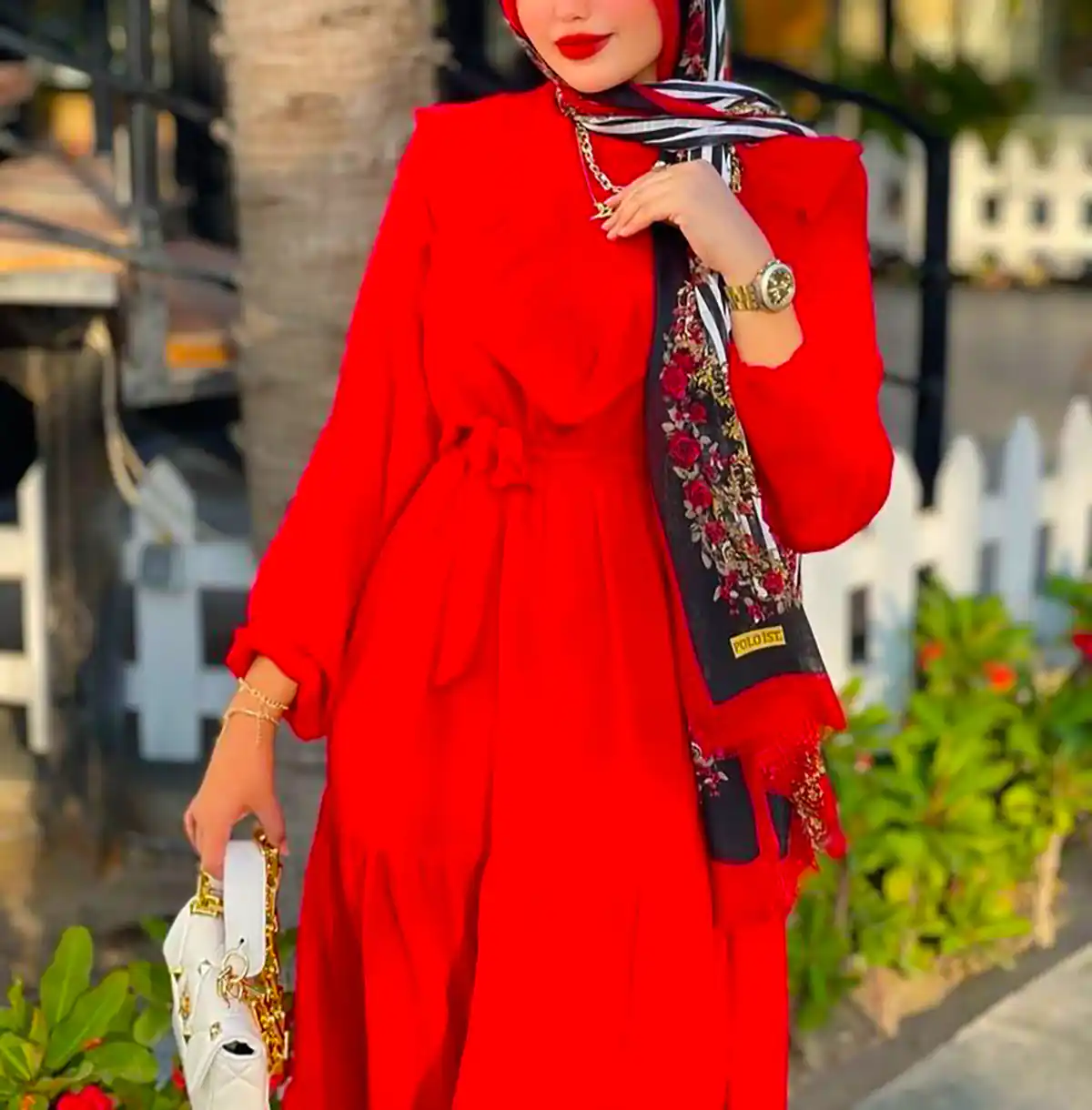 استایل زنانه قرمز