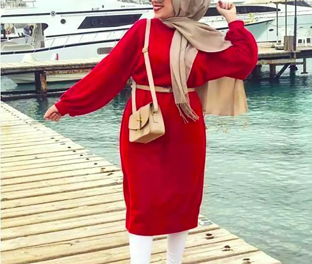 استایل زنانه قرمز
