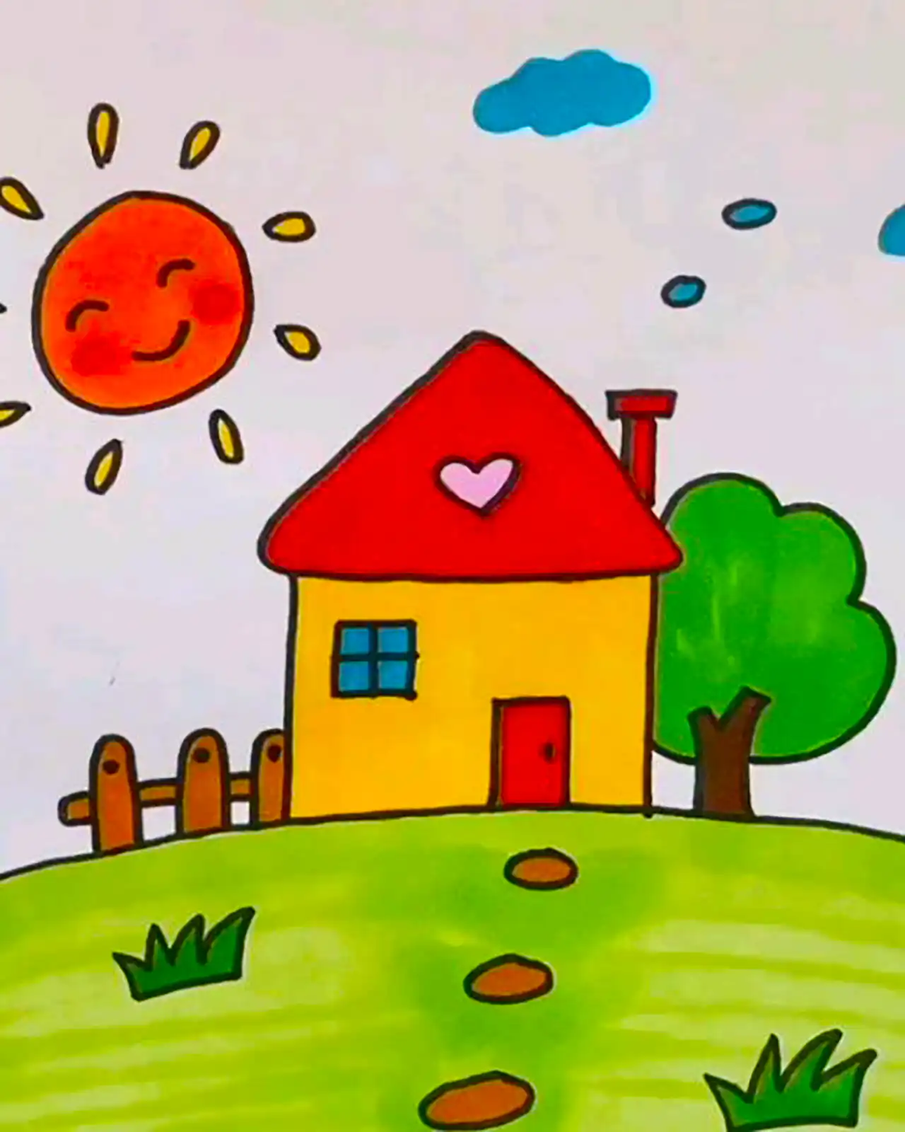 ایده نقاشی کودکان