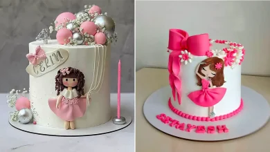 کیک تولد دخترانه فانتزی