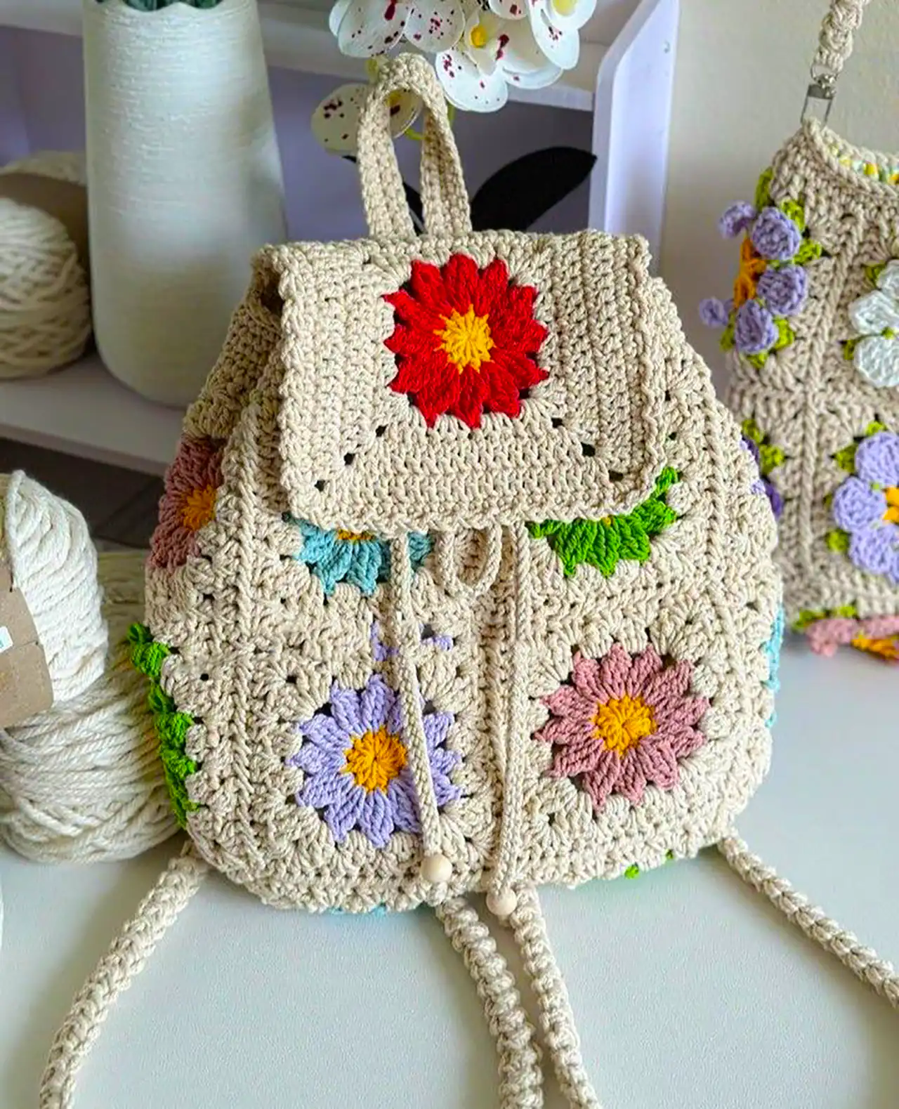 کیف بافتنی کاموایی