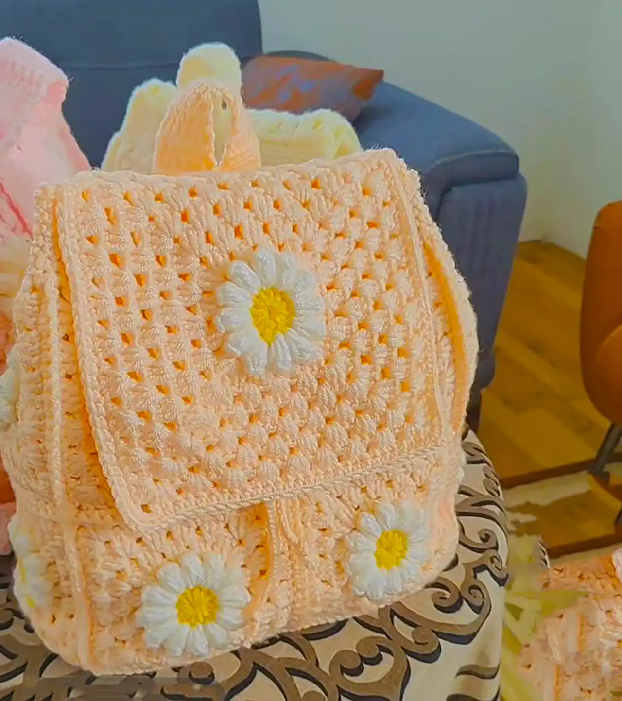 کیف بافتنی کاموایی