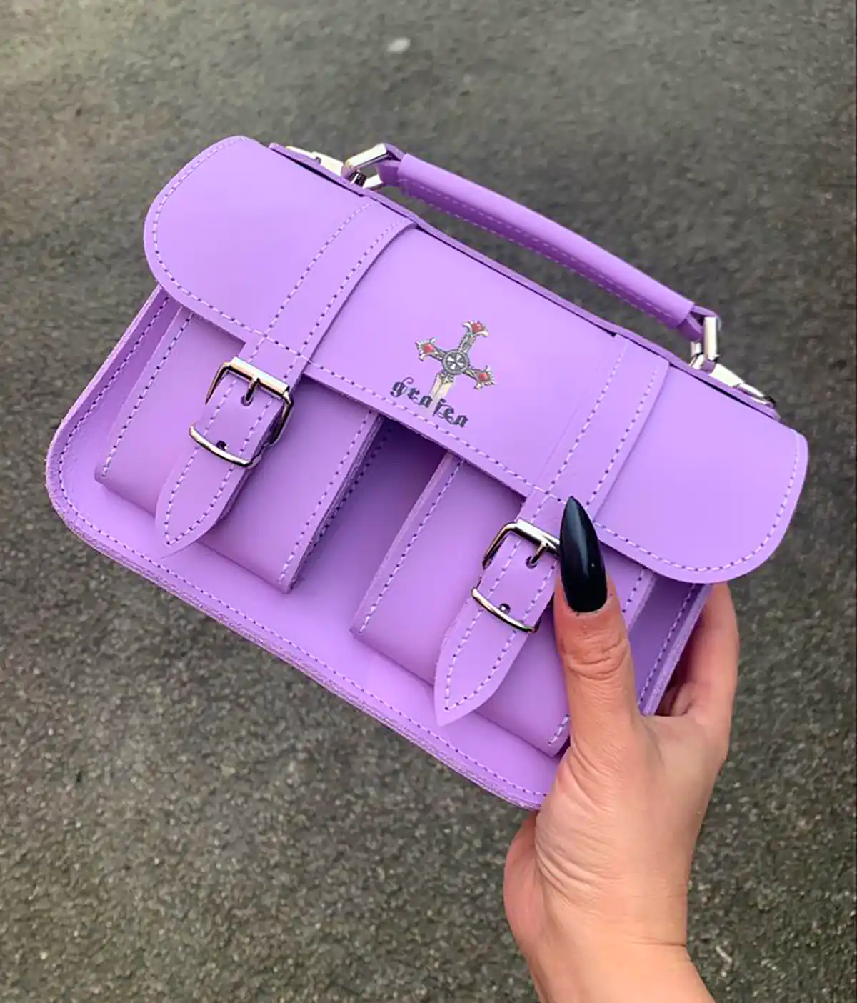 کیف بنفش دخترانه