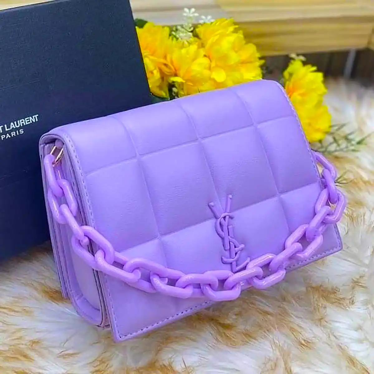 کیف بنفش دخترانه