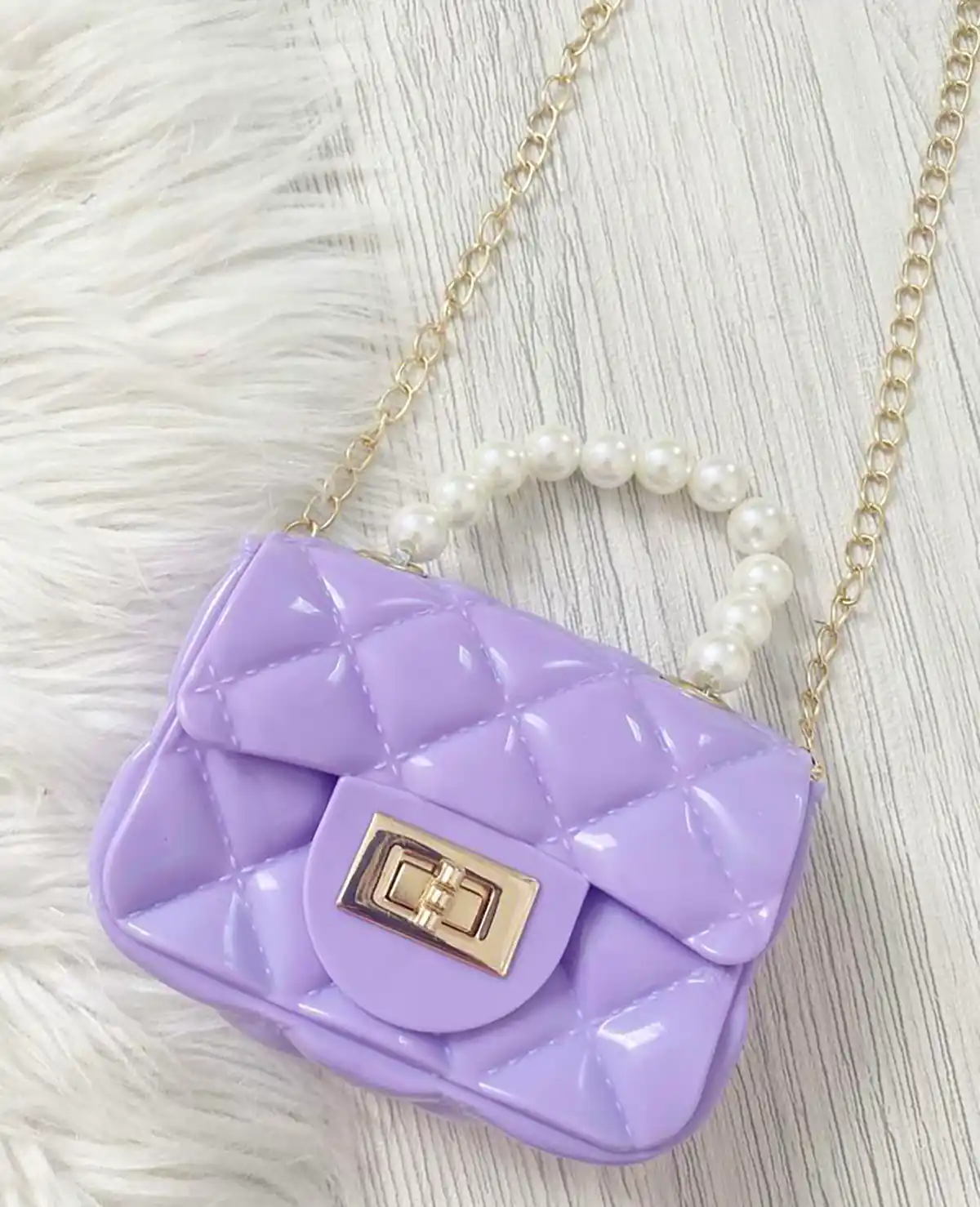 کیف بنفش دخترانه