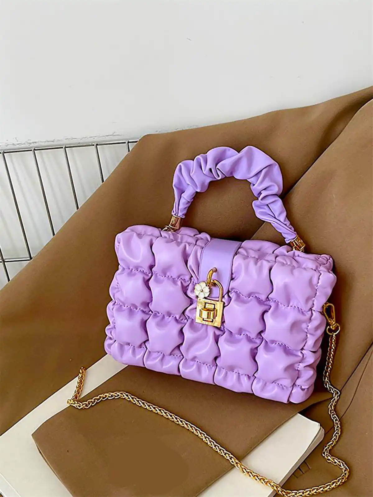 کیف بنفش دخترانه