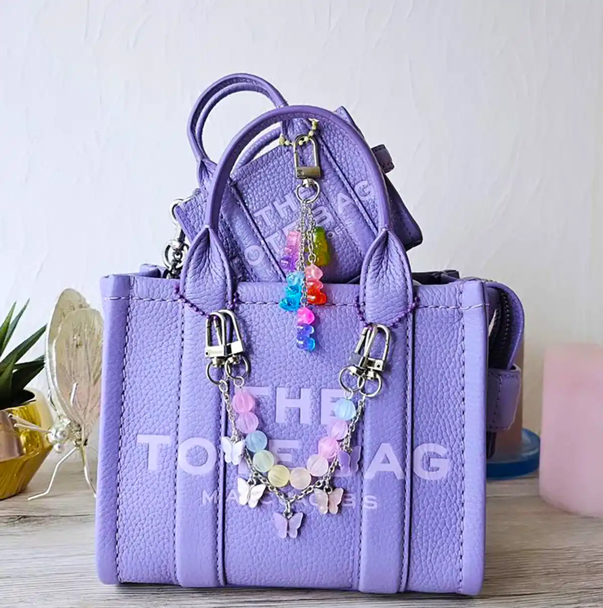 کیف بنفش دخترانه