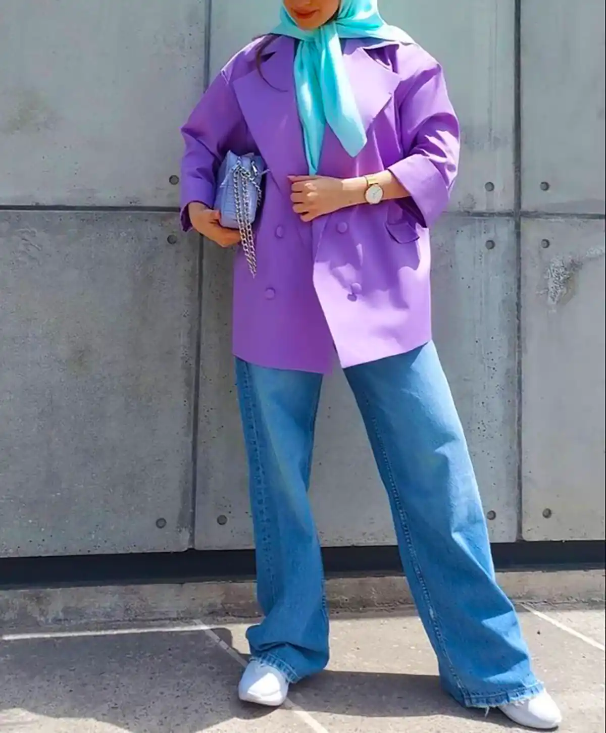 مانتو بنفش شیک