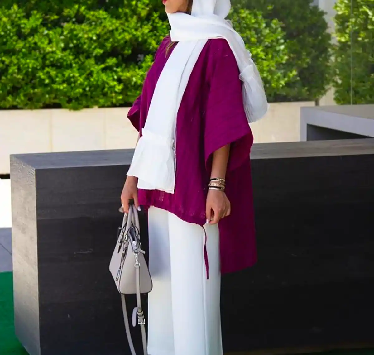 مانتو بنفش شیک