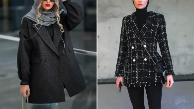 مانتو کتی مشکی پاییزی