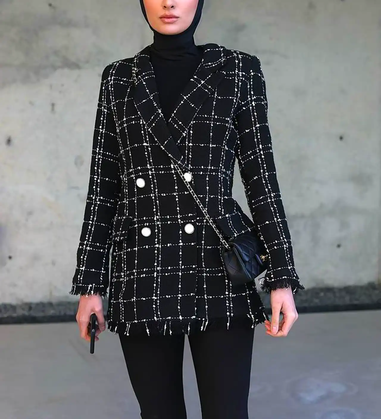 مانتو کتی مشکی پاییزی