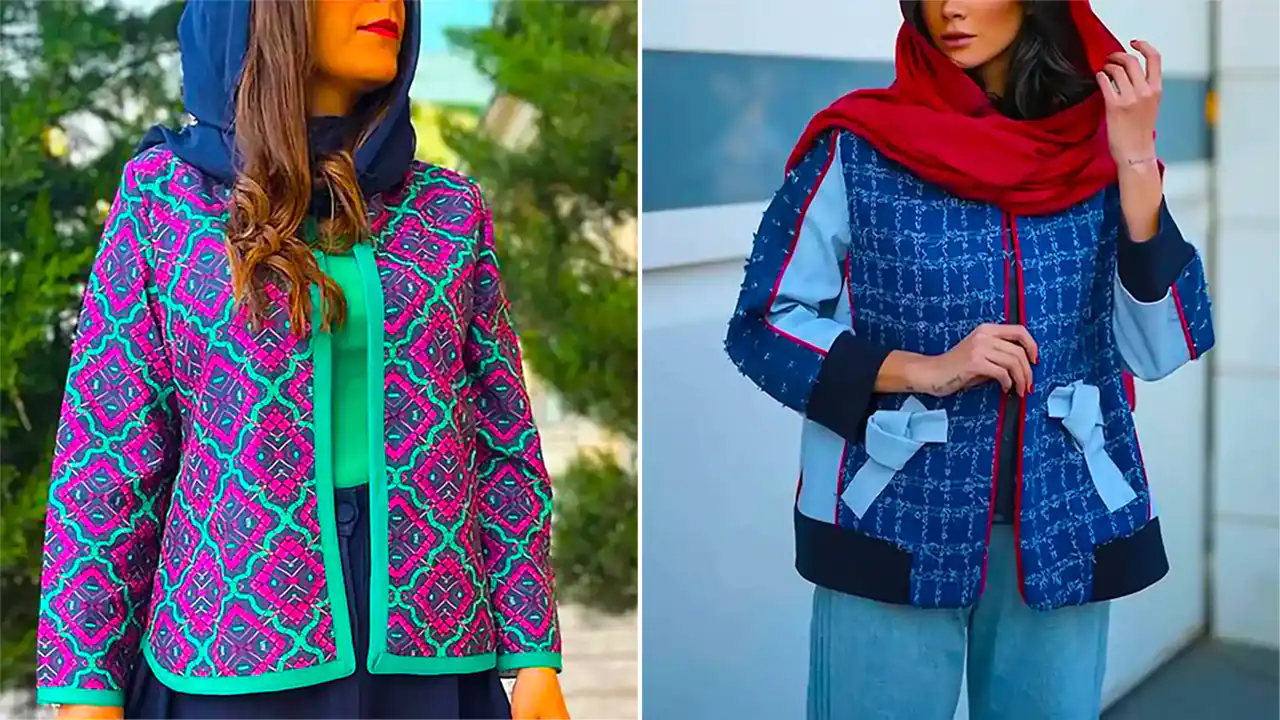 مانتو کتی سوزن دوزی