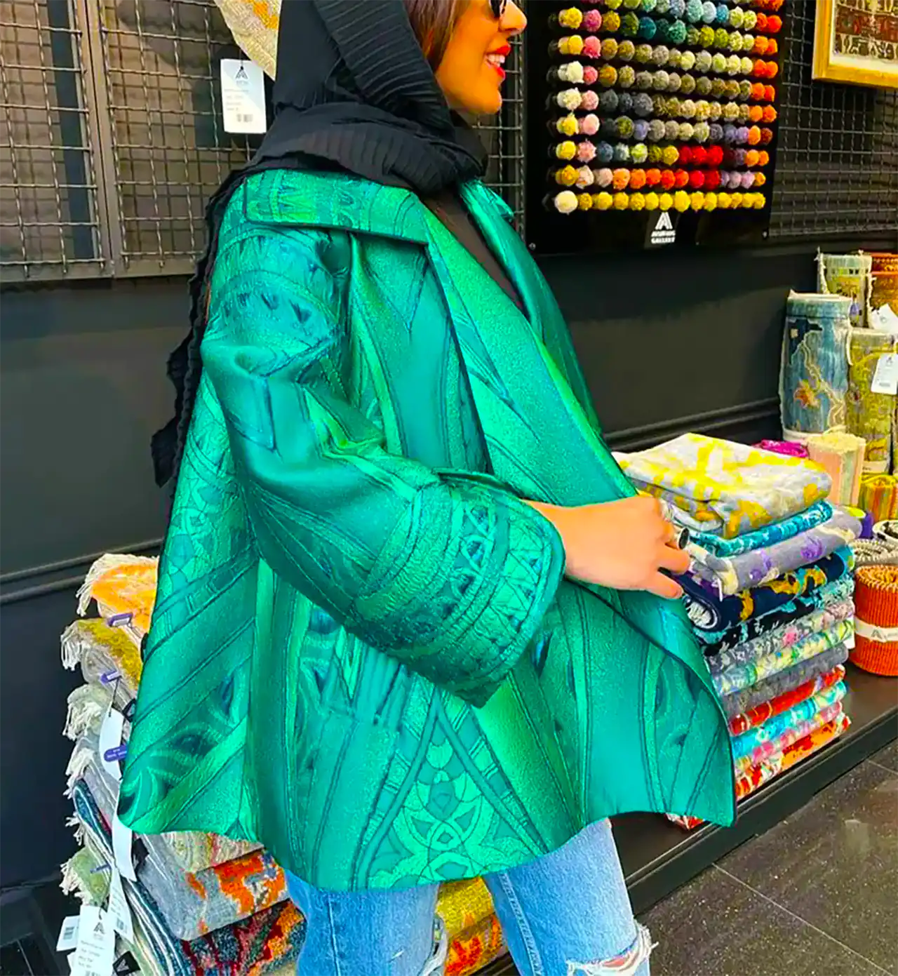 مانتو کتی سوزن دوزی