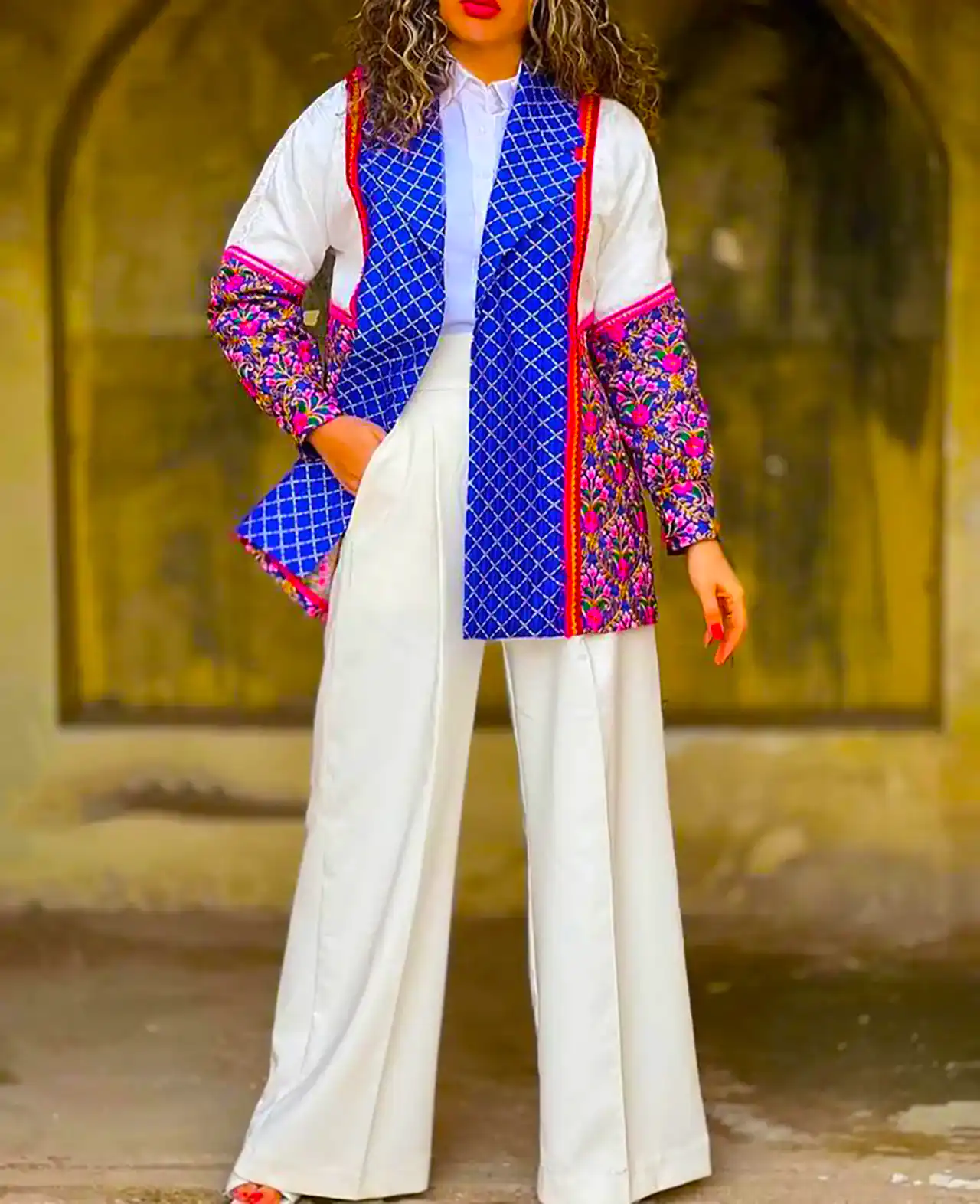 مانتو کتی سوزن دوزی