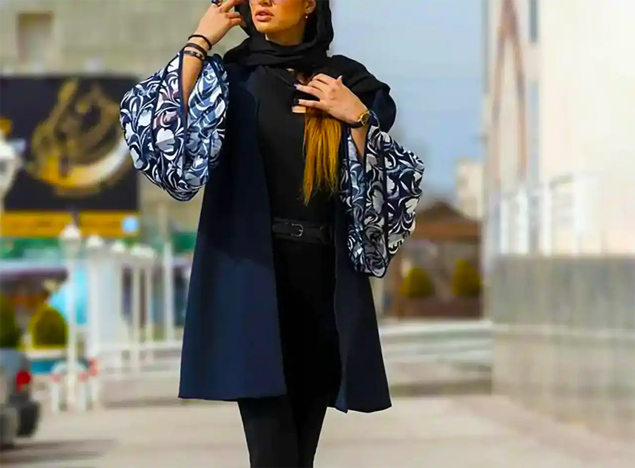 مانتو مشکی مجلسی