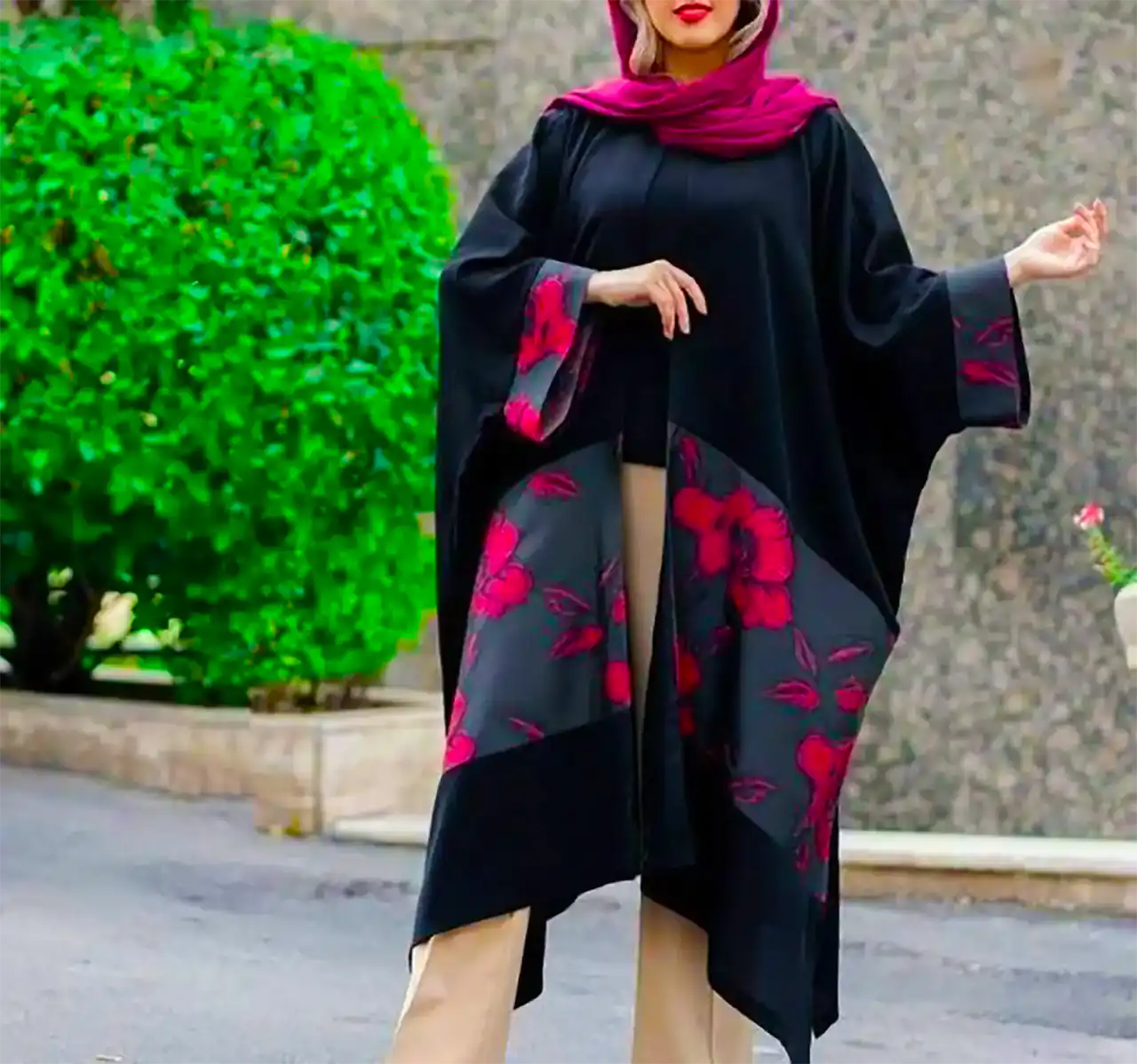 مانتو مشکی مجلسی