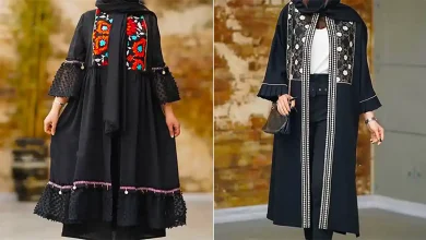 مانتو مشکی شیک