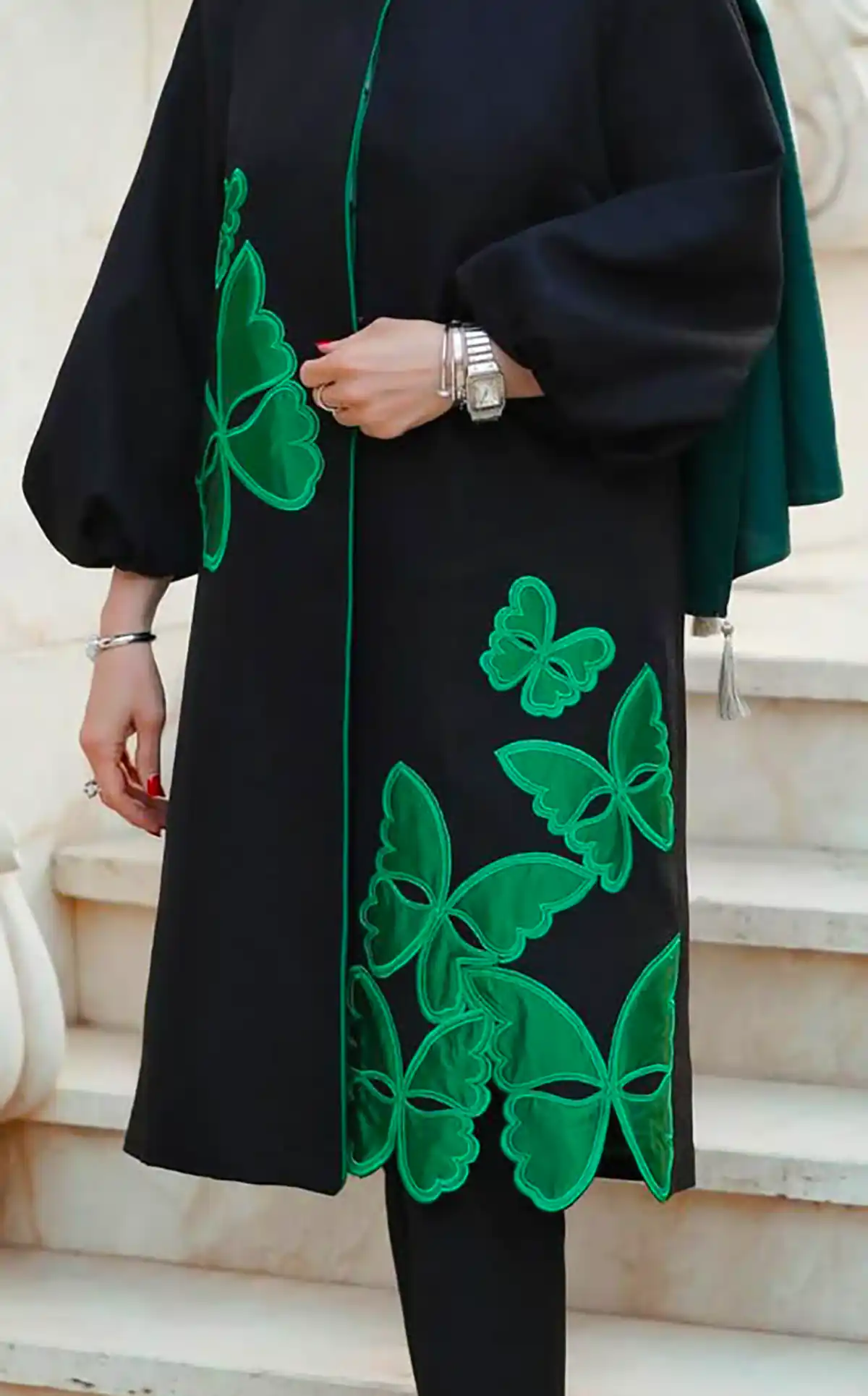 مانتو مشکی شیک