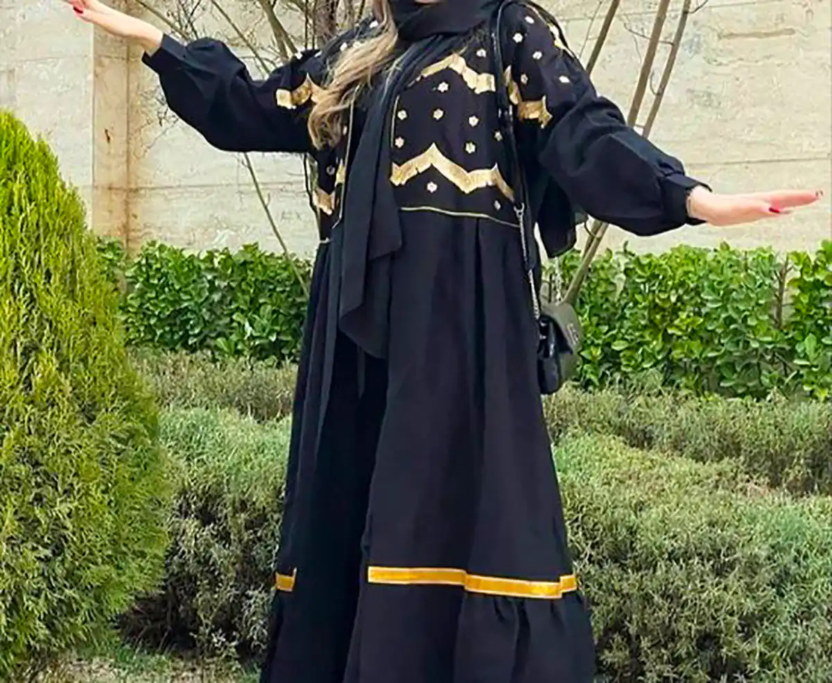 مانتو مشکی شیک
