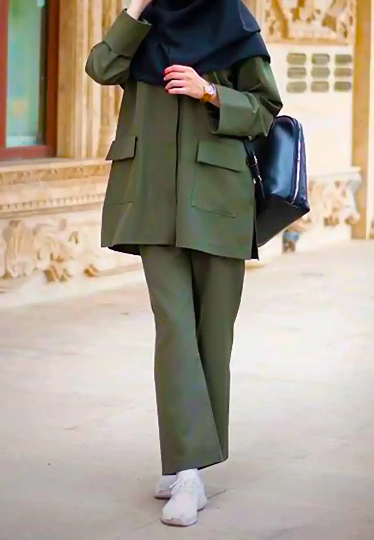 مانتو پاییزی مناسب دانشگاه