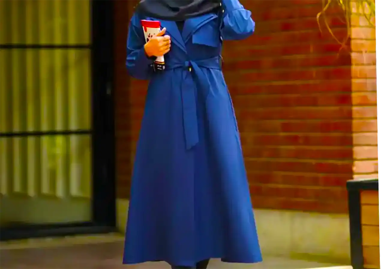 مانتو پاییزی مناسب دانشگاه