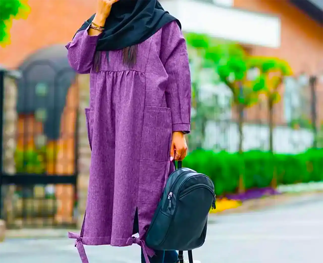 مانتو پاییزی مناسب دانشگاه