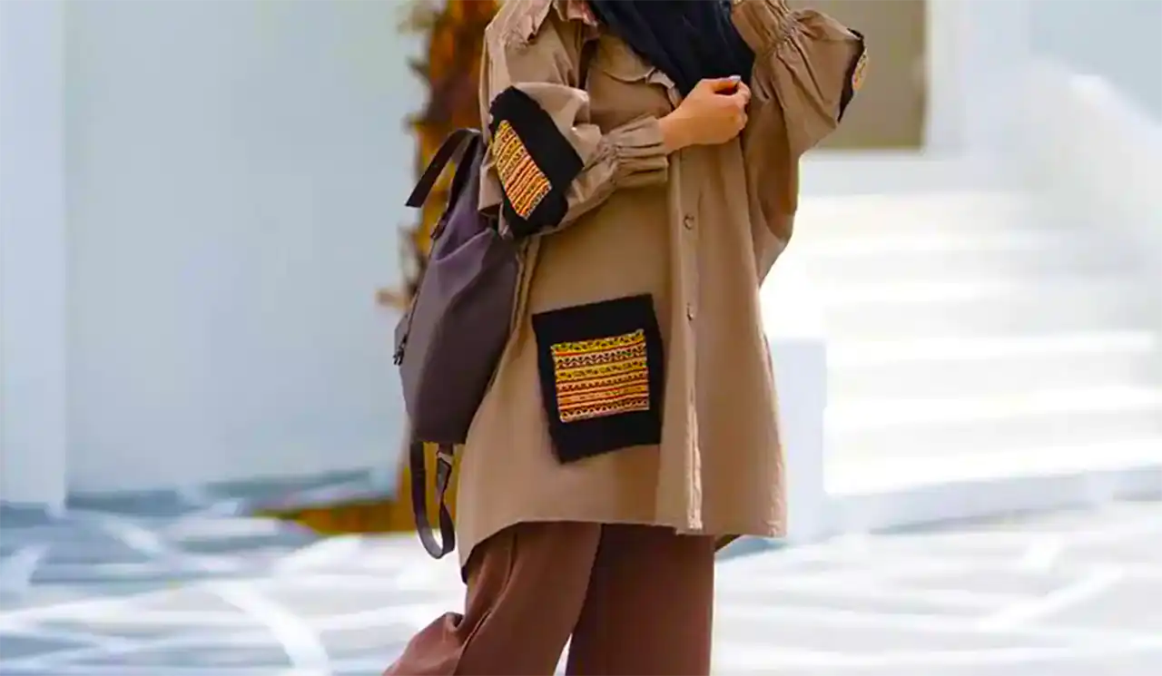 مانتو پاییزی مناسب دانشگاه