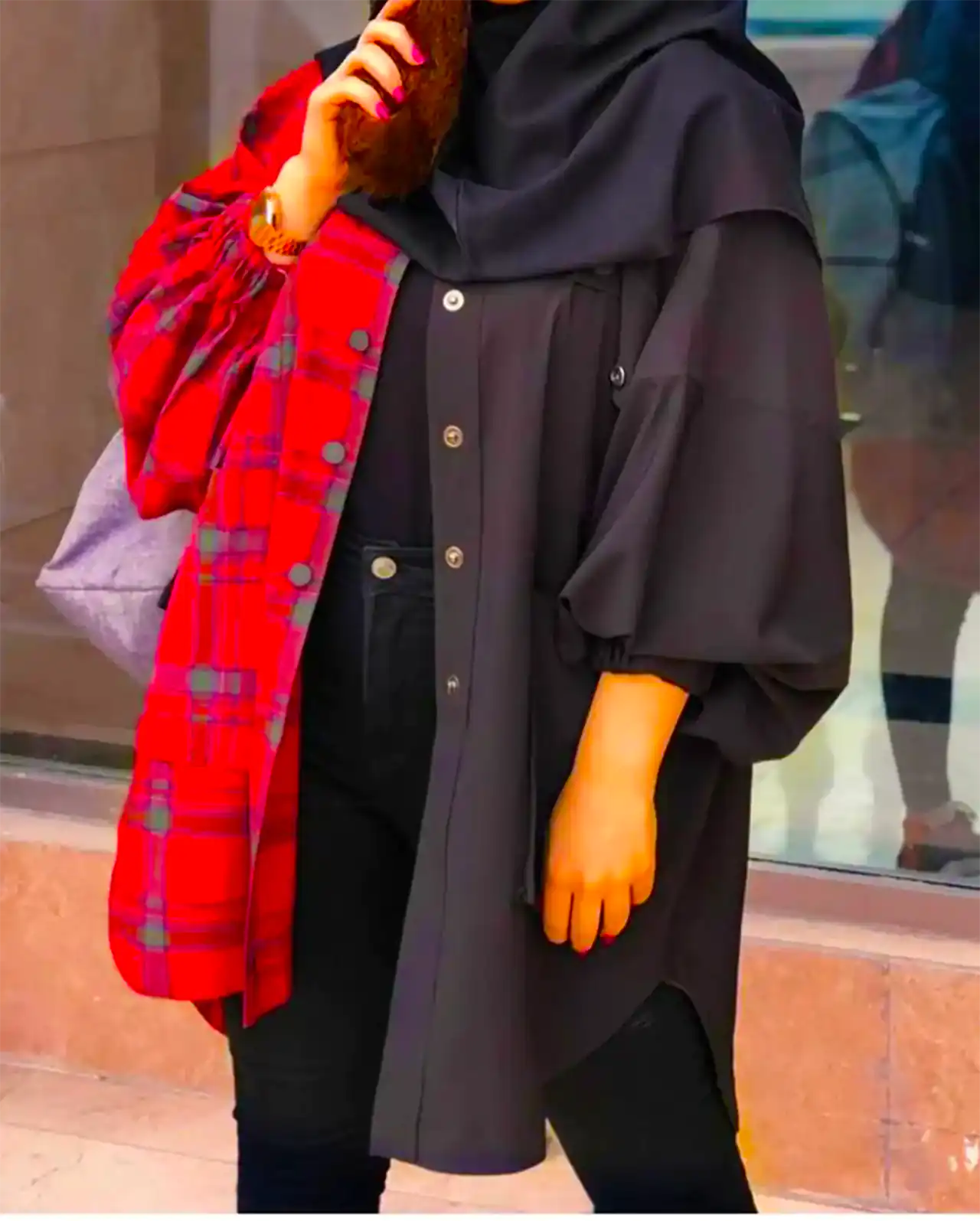 مانتو پاییزی مناسب دانشگاه