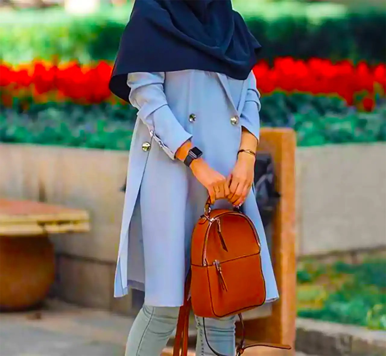 مانتو پاییزی مناسب دانشگاه