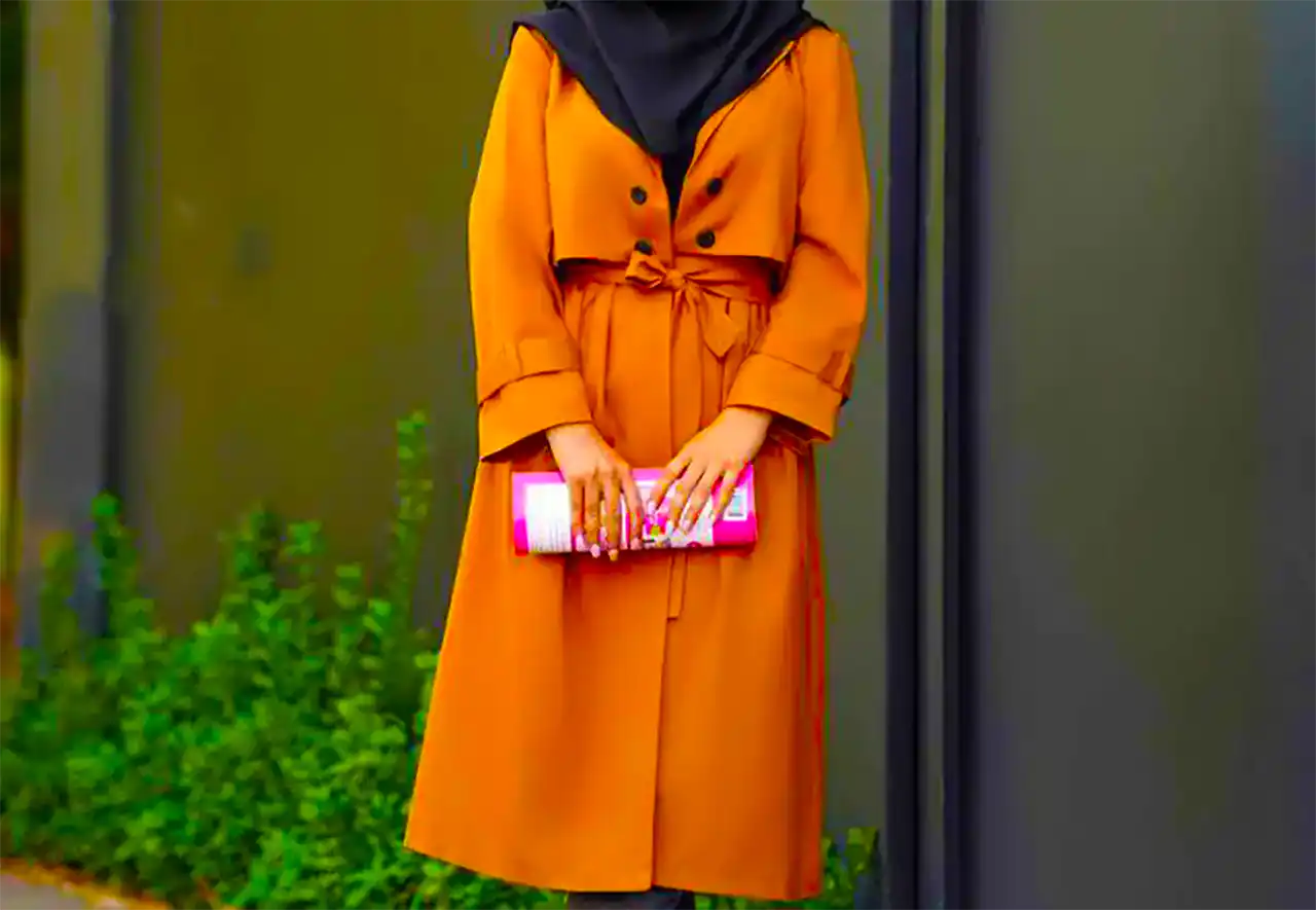 مانتو پاییزی مناسب دانشگاه