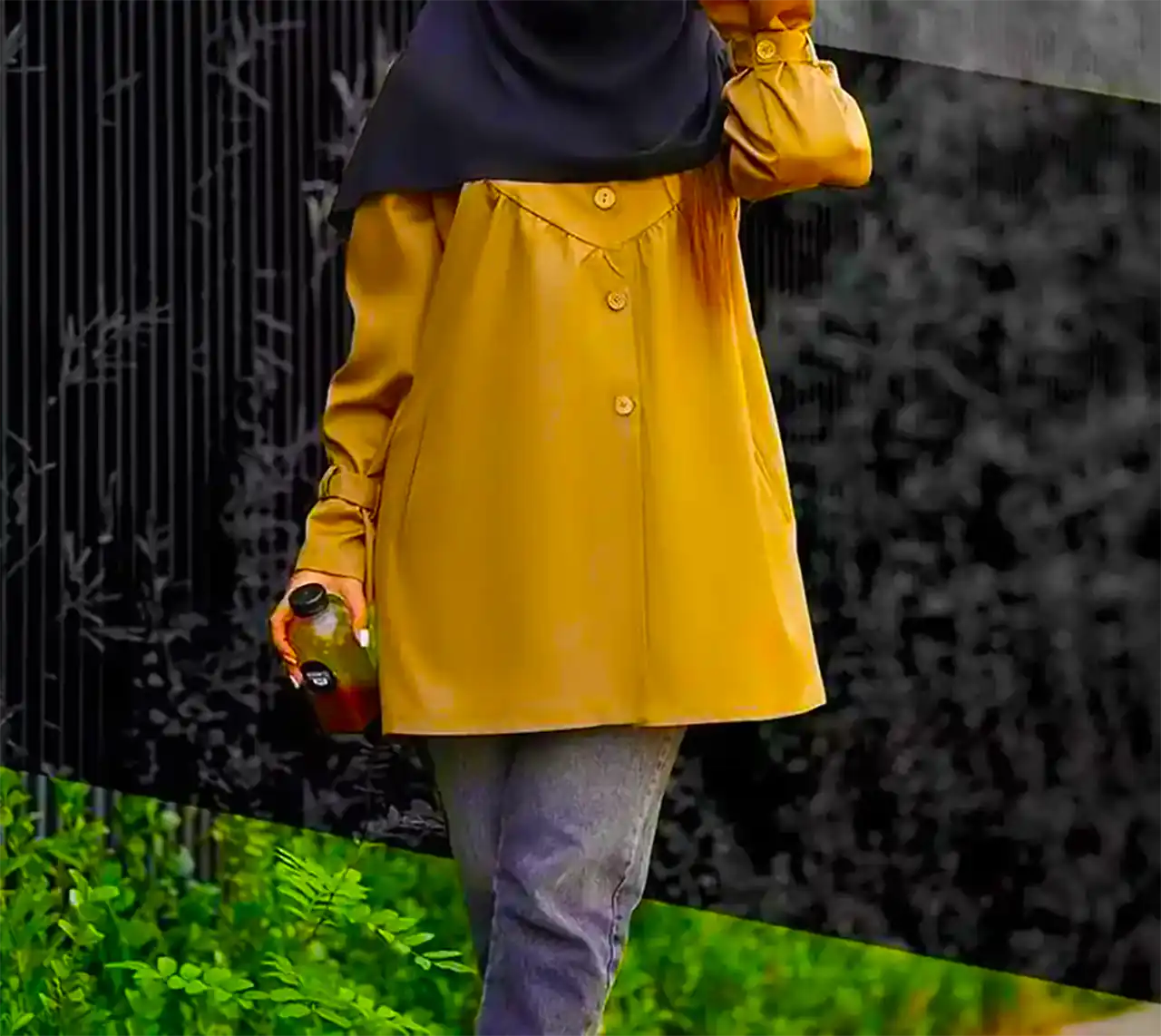 مانتو پاییزی مناسب دانشگاه