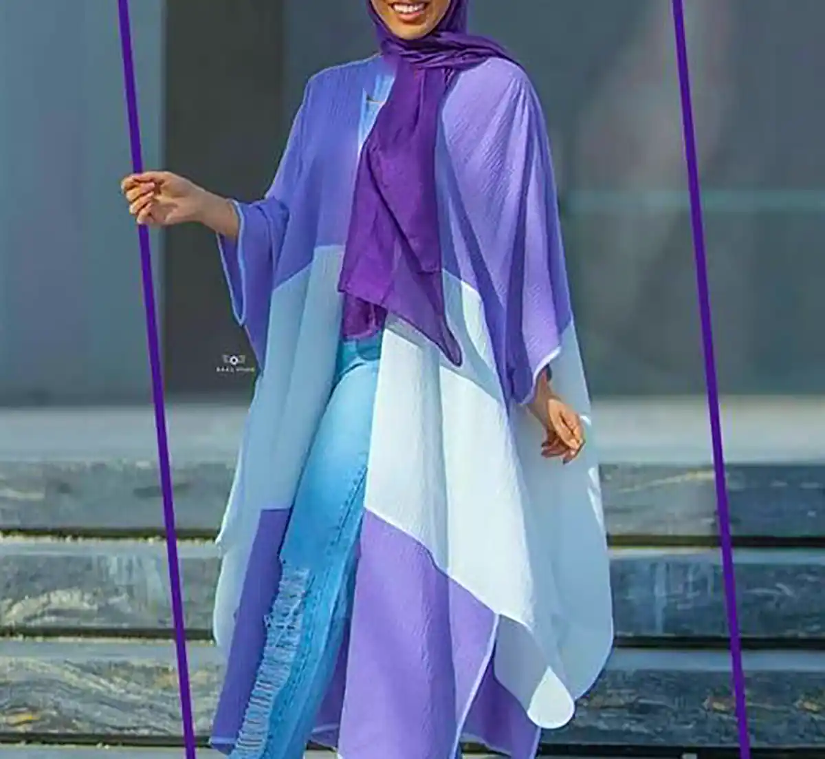 مانتو رنگ روشن تابستانی