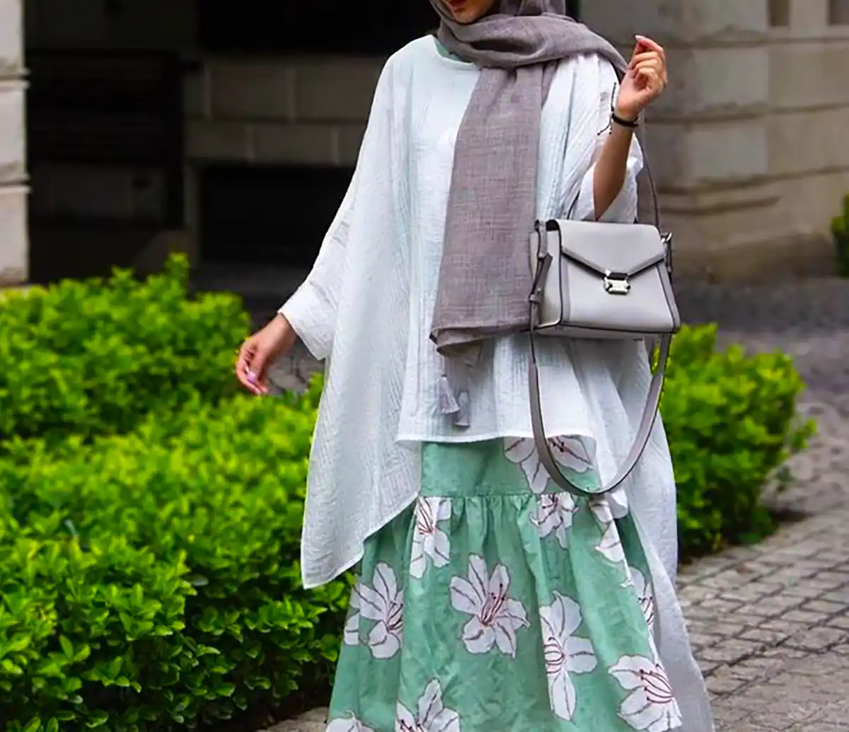 مانتو سبز زنانه شیک