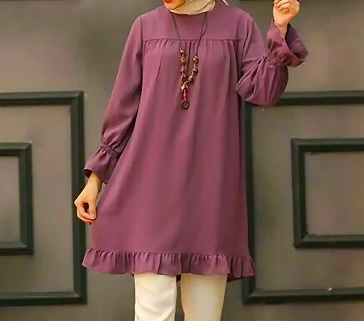 مانتو شیک جلو بسته