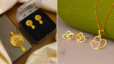 نیم ست طلا اقتصادی شیک