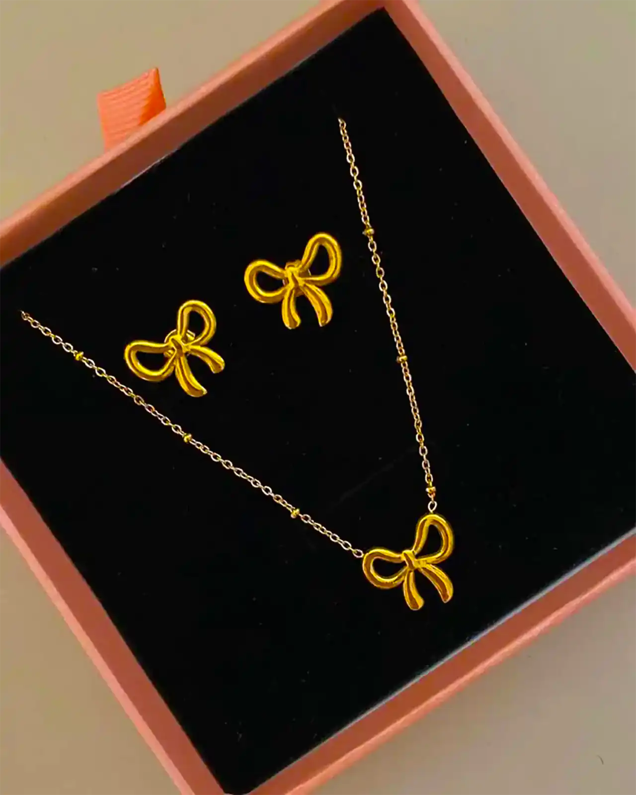 نیم ست طلا اقتصادی شیک