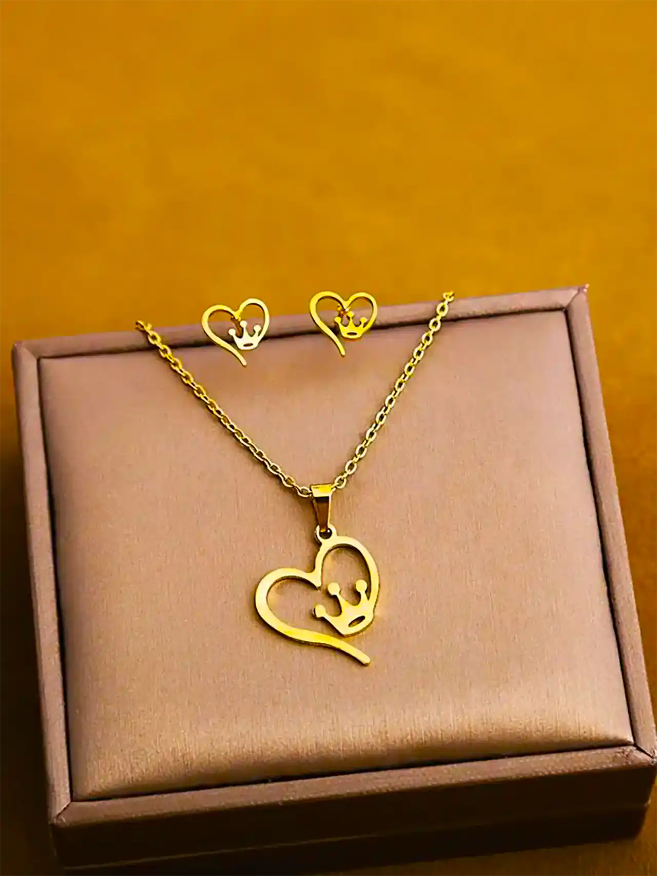 نیم ست طلا اقتصادی شیک