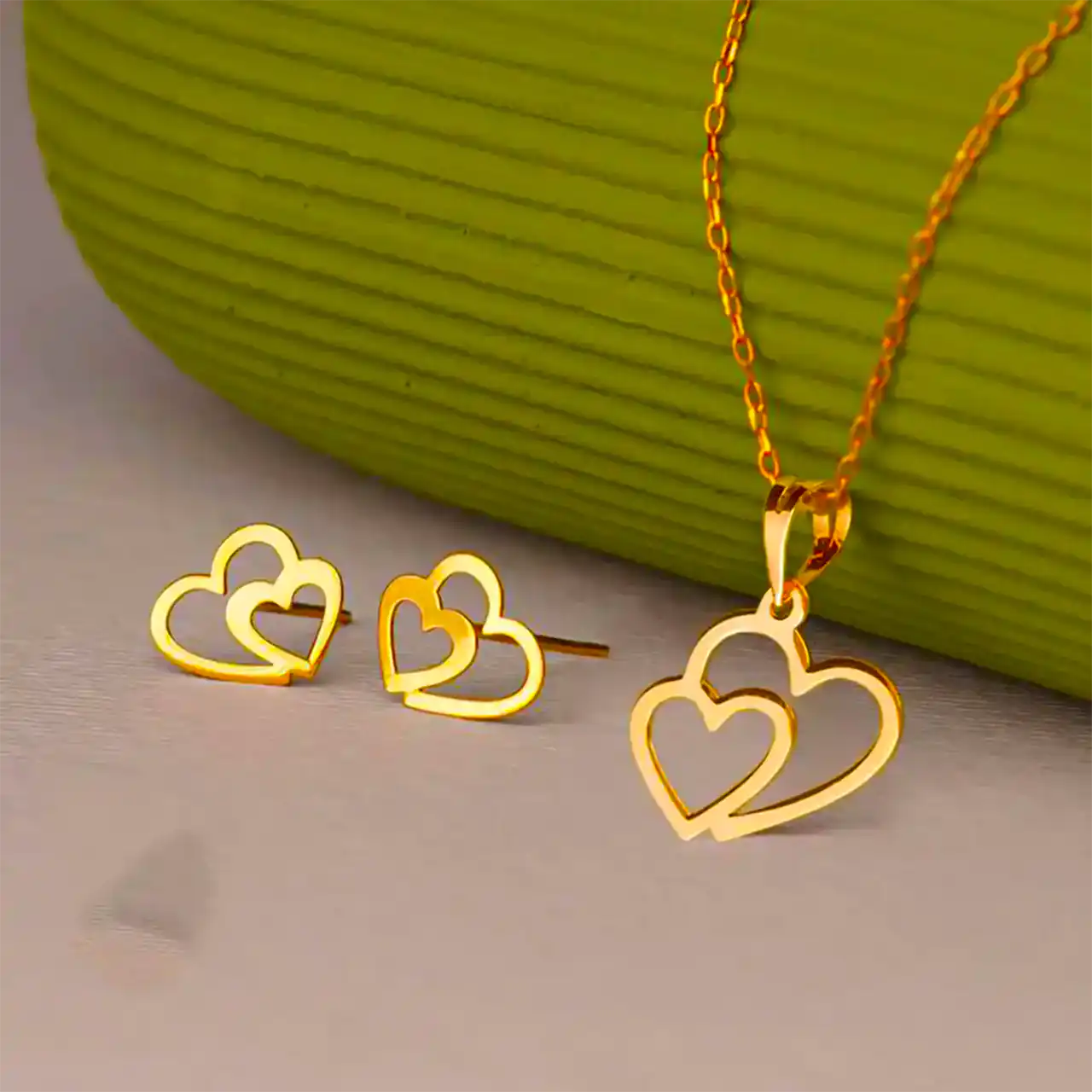 نیم ست طلا اقتصادی شیک