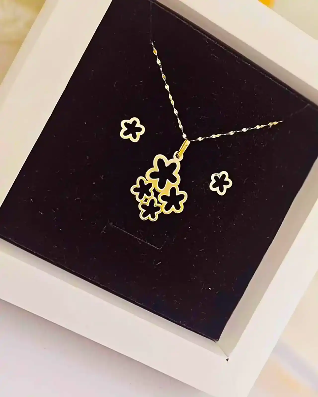 نیم ست طلا اقتصادی شیک