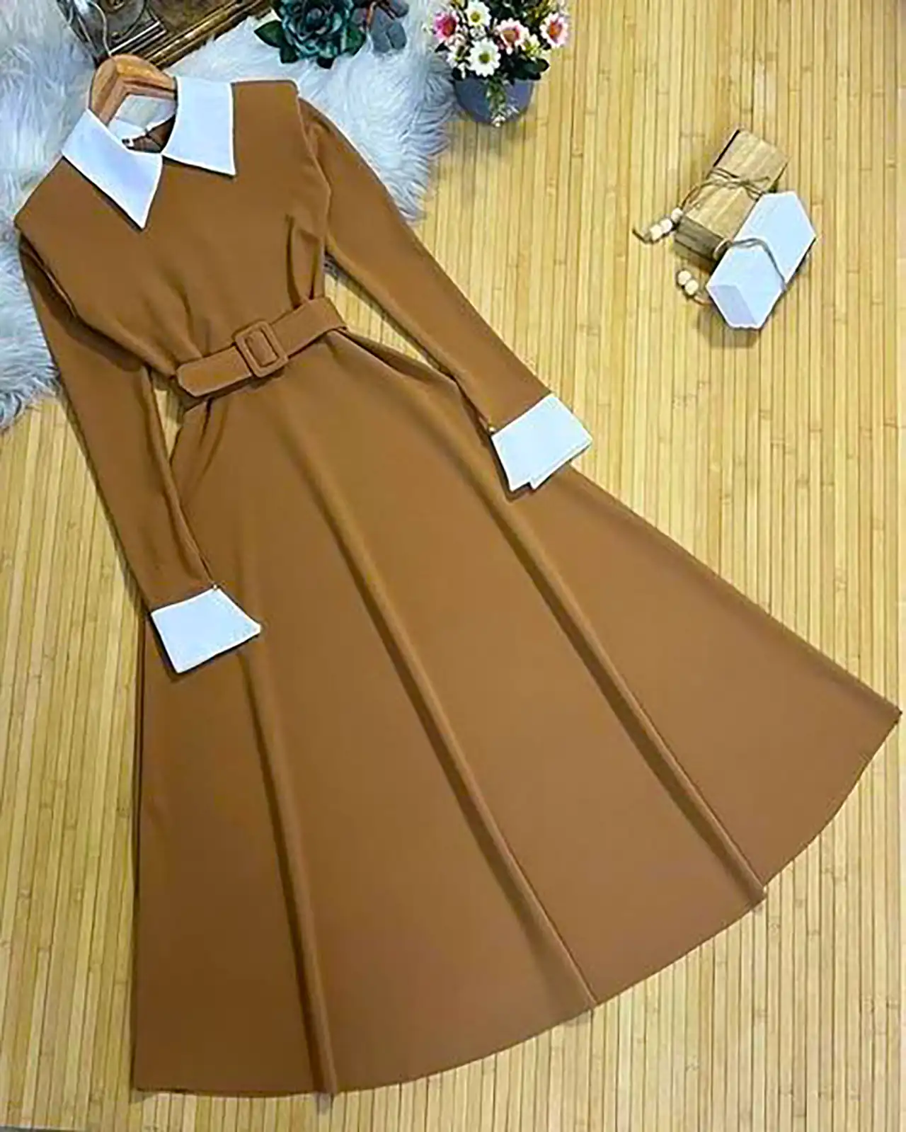 پیراهن بلند پاییزه