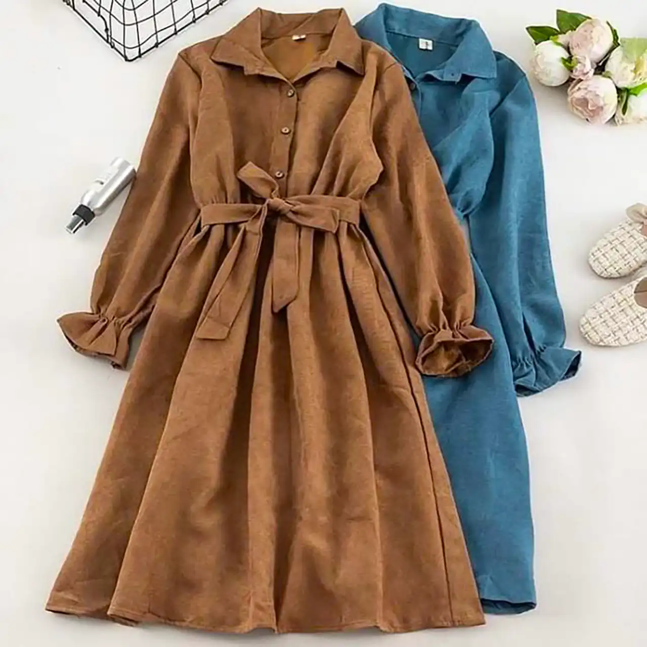 پیراهن بلند پاییزه