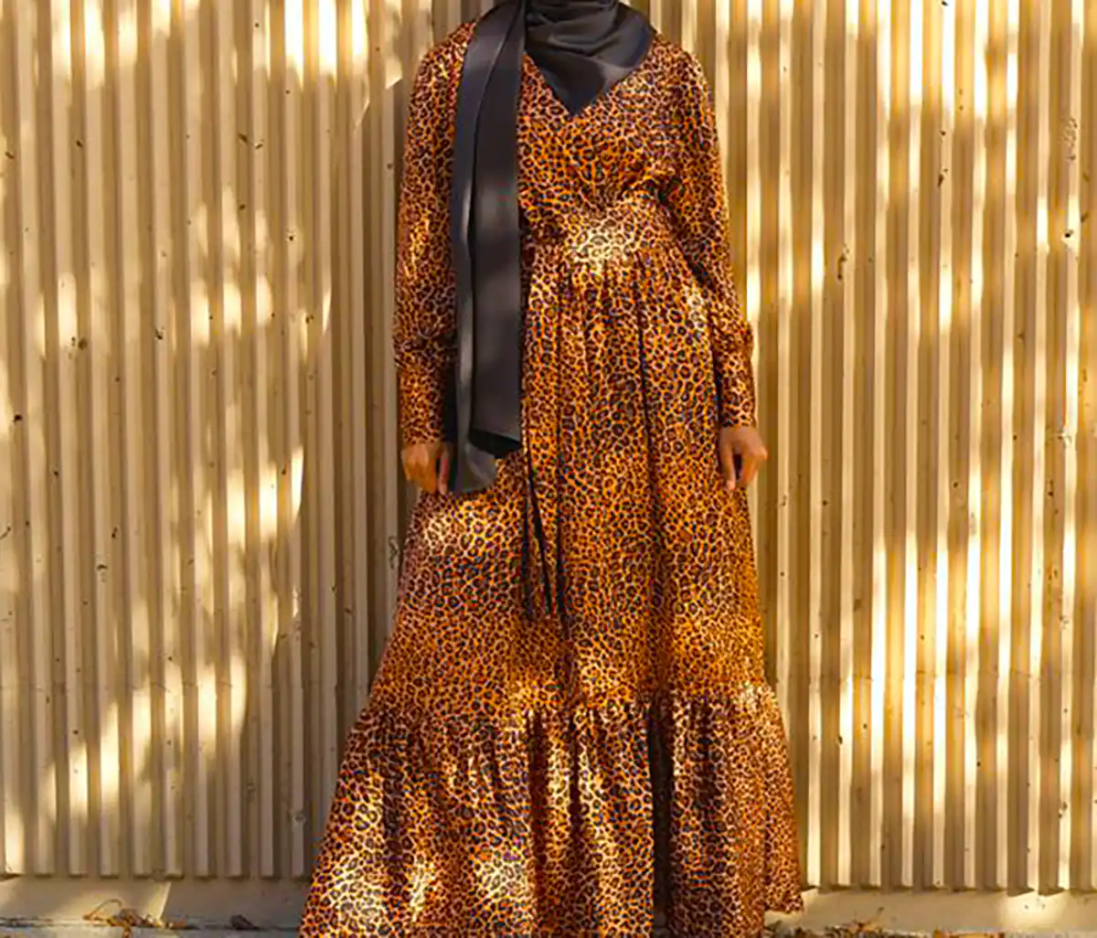 پیراهن فلورال بلند