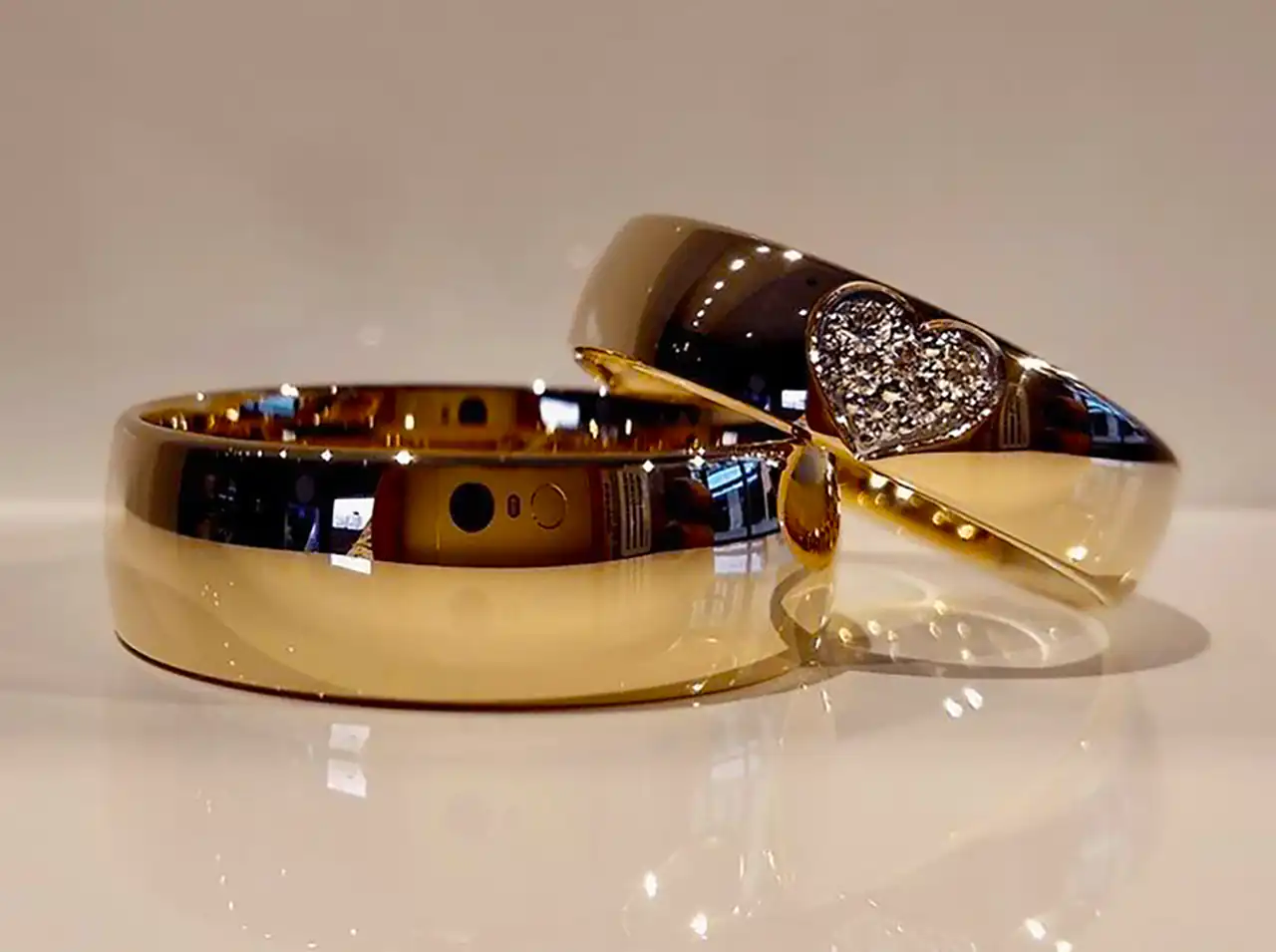 ست حلقه ازدواج طلا