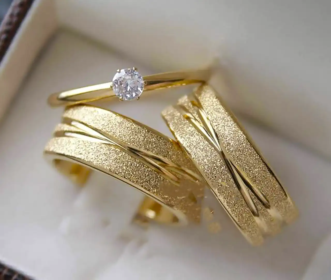 ست حلقه ازدواج طلا