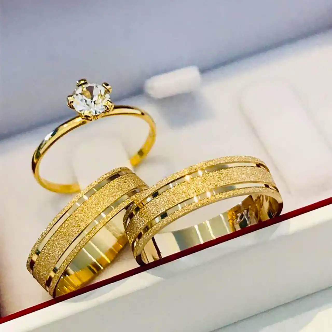 ست حلقه ازدواج طلا